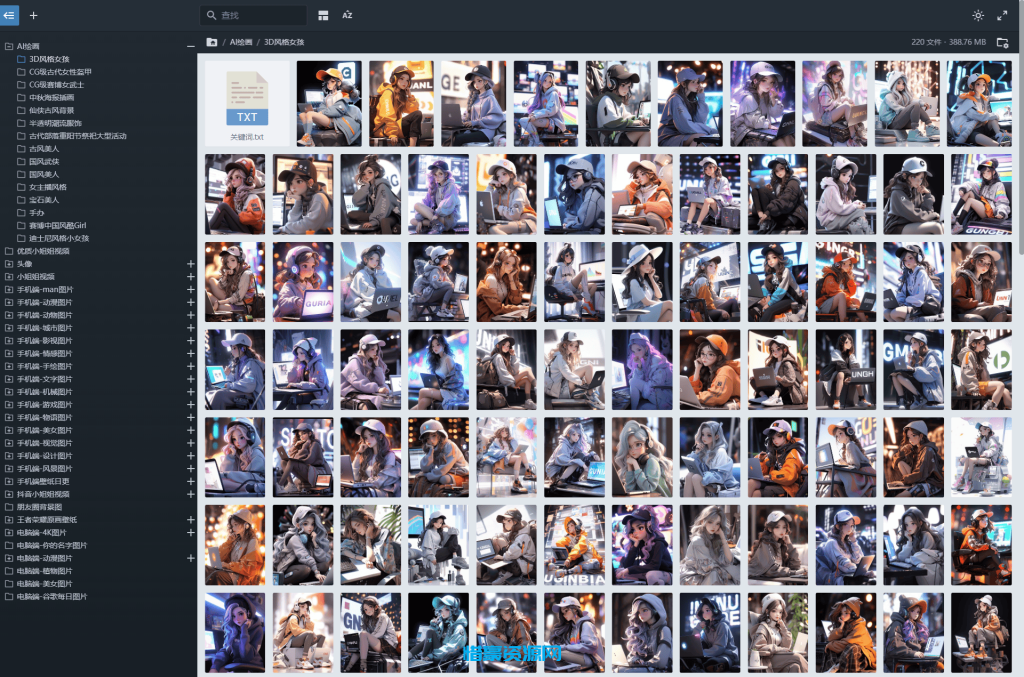 图片[1]-图库资源整站打包源码 附图片库(共190G)-惜豪资源网