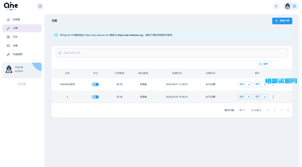 图片[1]-2024 AI中转计费平台系统源码-惜豪资源网