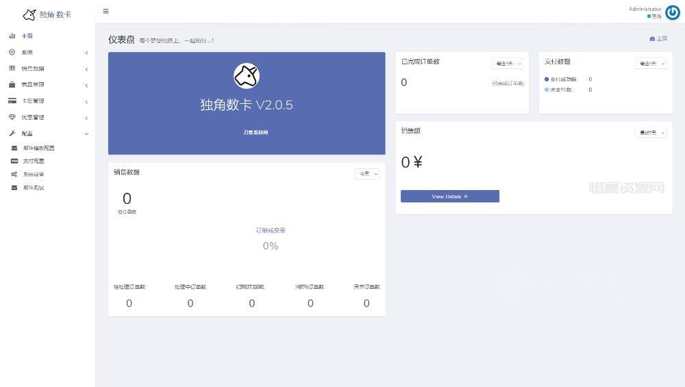 图片[3]-最新版独角兽发卡系统网站源码 | 个人自动发卡系统-惜豪资源网