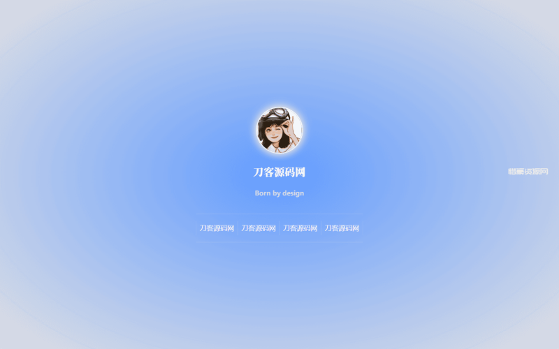 动态雨滴玻璃效果实现个人主页HTML源码-惜豪资源网